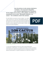Monografías Botánicas. Los Cactus
