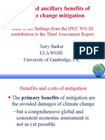 Costs and Ancillary Benefits of Climate Change Mitigation