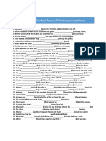 Past or Past Perfect Tense: Fill in The Correct Form