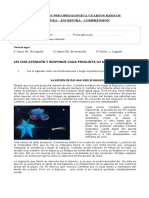 Evaluación Psicopedagógica Lenguaje Cuartos Básicos