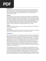 Nursing case study knee replacement