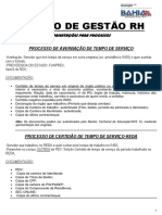 Núcleo de Gestão RH: Processo de Averbação de Tempo de Serviço