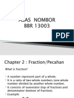 Asas Nombor - Fraction