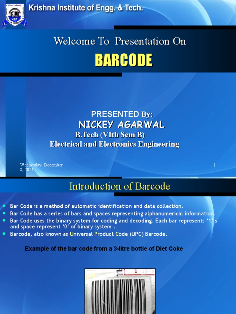 Introduction to Barcode Technology | PDF | Barcode | Universal Product Code