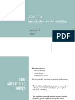 ADV 114 Introduction To Advertising