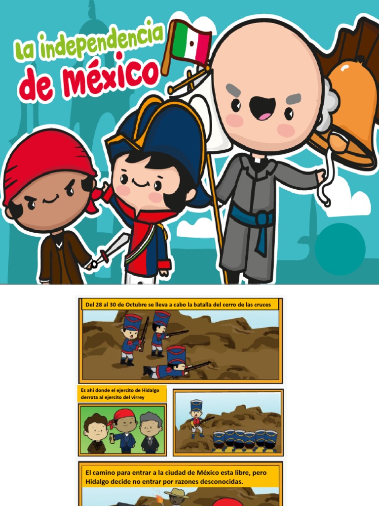 Comic La Independencia de Mexico | PDF | America latina | Colonización  española de las Américas