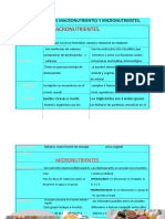 Bioquimica de Los Macronutrientes y Micronutrientes