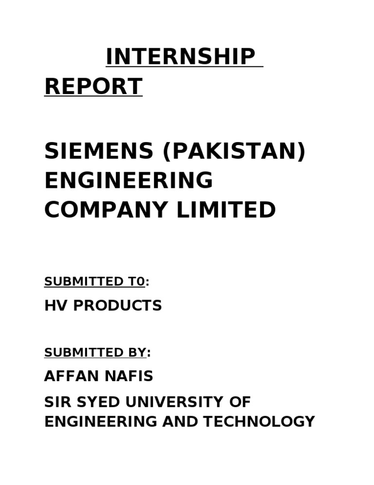 Internship Report | PDF | Science | Engineering