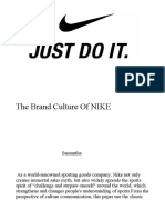 The Brand Culture of NIKE