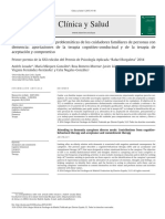 Artículo Atendiendo a Las Variadas Problemáticas de Los Cuidadores Familiares de Personas Con Demencia Aportaciones de La Terapia Cognitivo Conductual y de La Terapia de Aceptación y Compromiso