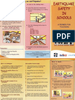 Flyer Earthquake Safety in School 2008