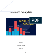Business Analytics: Vicky Grade3 Class B 2019.04