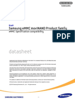 Datasheet: Samsung Emmc Movinand Product Family