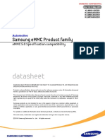 Datasheet: Samsung eMMC Product Family