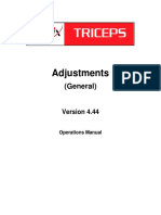 TRICEPS 4 - 44 Ops Adjustments (General)