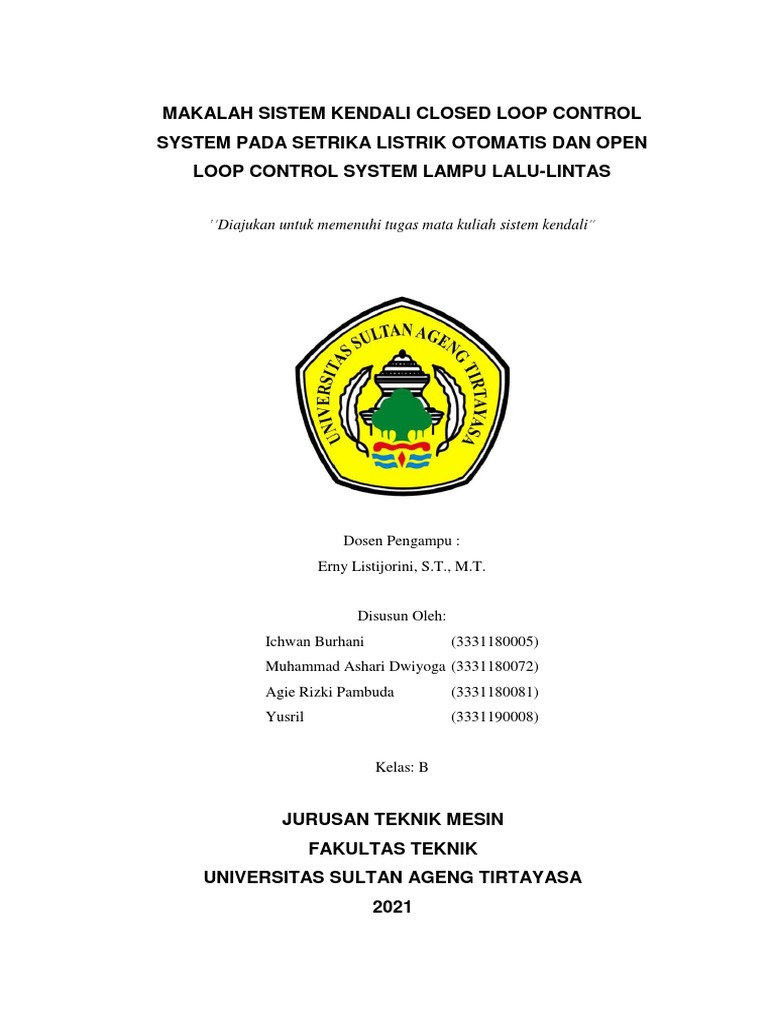 Sisken Close Loop & Open Loop | PDF