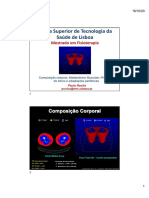 Metabolismo Muscular, Composição corporal e Princípios do treino e adaptações periféricas 