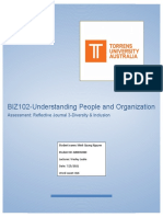 BIZ102 - Nguyen - Q - Reflective Journal 3 Diversity & Inclusion