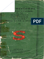 338431307 Manual de Usuario Maquina de Coser Singer 15 88 y 15 89 de 1940