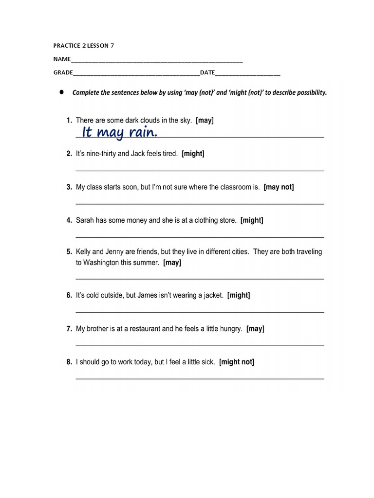 Practice 2 Lesson 7 NAME - GRADE - DATE | PDF | Business | Computers
