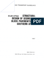UTG2 1987 Structural Design of Segmental Block Pavements