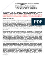 Acexdas - Boletin de Prensa 23 Abril