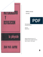 Jean-Paul Sartre - Materialismo y Revolución