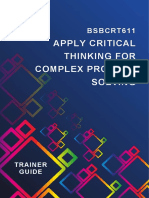 BSBCRT611 Trainer Guide 27-10-20