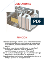 Acumuladores: Función y constitución