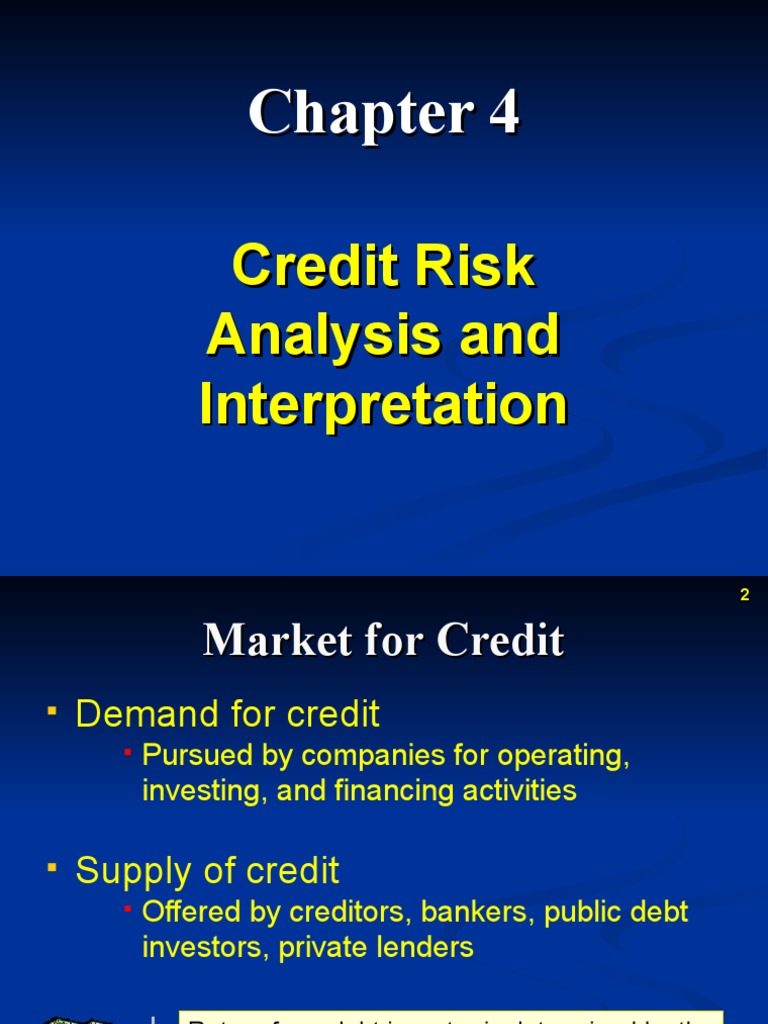 Credit Risk Analysis and Interpretation | PDF | Debt | Credit