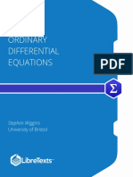 Ordinary Differential Equations: Stephen Wiggins