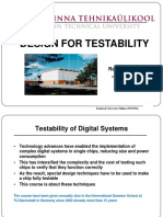Design For Testability: Raimund Ubar