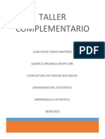 .Taller Complementario Quimica Organica.