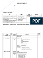 Lesson Plan: SUBJECT: English Language. Teacher: Date: FORM: 2. Lesson: 1. THEME: How Many?