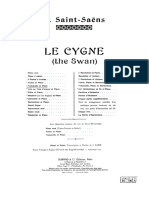 [Free Scores.com] Saint Saens Camille Cygne Cello Part Outside Sheet 63920