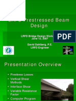 05 Pre Stressed Beam Design