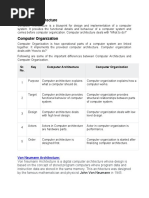 Sr. No. Key Computer Architecture Computer Organization