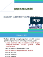 Pertemuan IV ManajemenModel