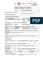 Plan individual de ajustes para estudiante con autismo