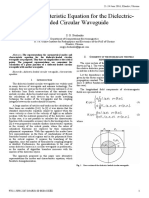 On The Characteristic Equation For The Dielectric-Loaded Circular Waveguide