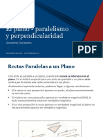 El plano - paralelismo y perpendicularidad