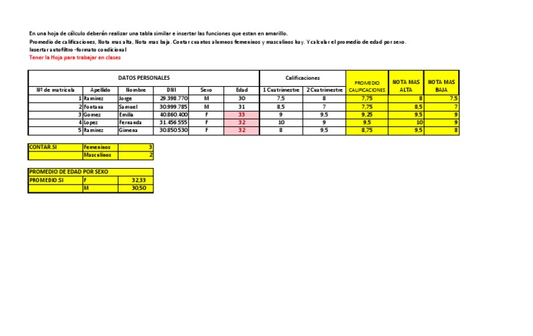 TP Excel PDF