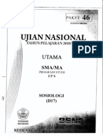 Pembahasan Sosiologi Un 2011 P46 P54