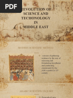 Revolution of Science and Techonology IN Middle East