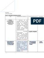 Plan de Evaluación Sociología