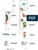 Domino letra D para 1°