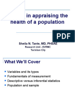 PCM (2) Indices of Biostatistics (Dr. Tante)