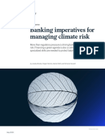 Banking Imperatives For Managing Climate Risk