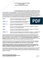 Texas Commission On Environmental Quality Form OP-UA33 Mineral Processing Plant Attributes