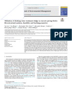 Artigo 7 - Utilization of Drinking Water Treatment Sludge in Concrete Paving Blocks - Microstructural Analysis, Durability and Leaching Properties